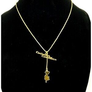 Disney Couture 2006 Alice in Wonderland Y Necklace Curious and Curiouser NWT